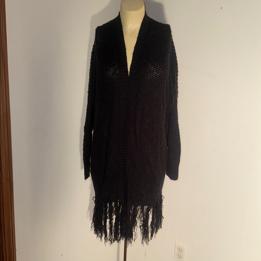 Bear Dance Charcoal Knit Cardigan